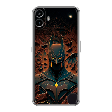 Силиконовый чехол на Nothing CMF Phone 1 с принтом Batman Бэтмен