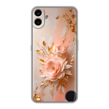 Силиконовый чехол на Nothing CMF Phone 1 с принтом женский