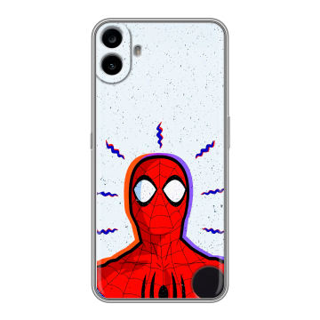 Силиконовый чехол на Nothing CMF Phone 1 с принтом Spiderman Человек паук