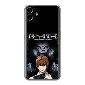 Силиконовый чехол на Nothing CMF Phone 1 с принтом Death note Тетрадь смерти