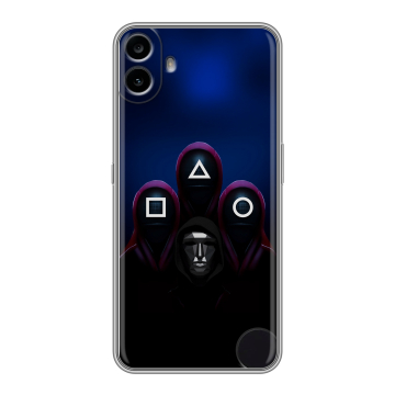 Силиконовый чехол на Nothing CMF Phone 1 с принтом Игра Кальмара