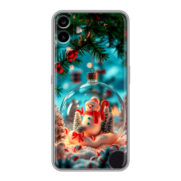 Силиконовый чехол на Nothing CMF Phone 1 с принтом Новый год