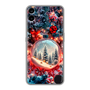 Силиконовый чехол на Nothing CMF Phone 1 с принтом Новый год