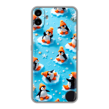 Силиконовый чехол на Nothing CMF Phone 1 с принтом Новый год