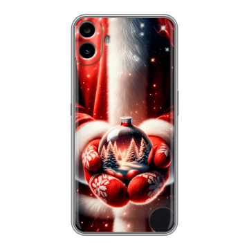 Силиконовый чехол на Nothing CMF Phone 1 с принтом Новый год