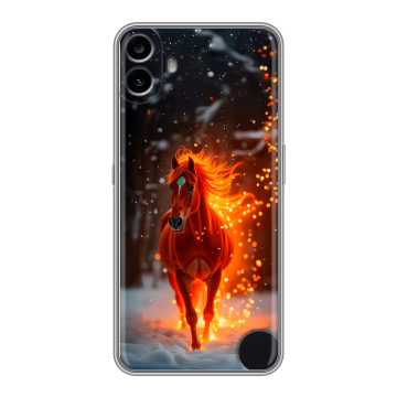 Силиконовый чехол на Nothing CMF Phone 1 с принтом Новый год