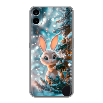 Силиконовый чехол на Nothing CMF Phone 1 с принтом Новый год