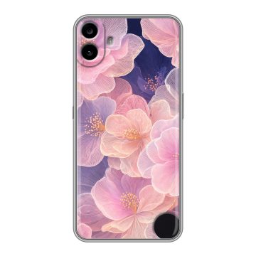 Силиконовый чехол на Nothing CMF Phone 1 с принтом женский