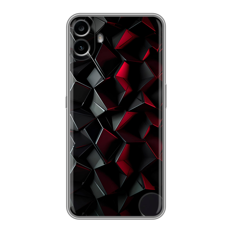 Силиконовый чехол на Nothing CMF Phone 1 с принтом Абстракция Силиконовый чехол на Nothing CMF Phone 1 с принтом Абстракция