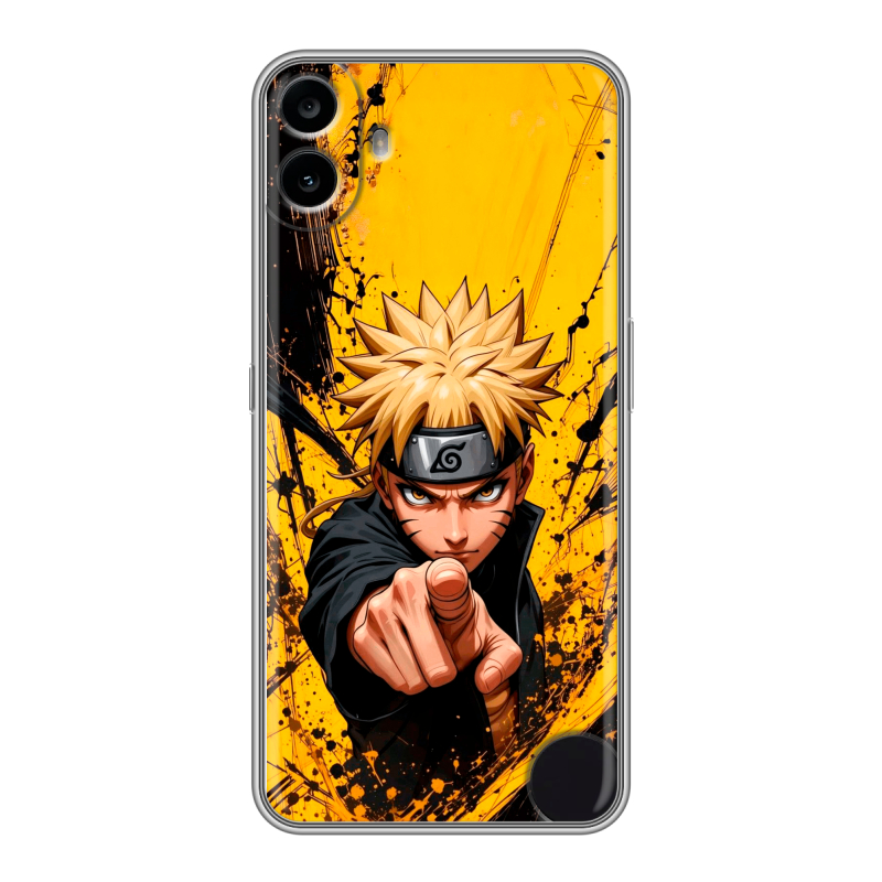 Силиконовый чехол на Nothing CMF Phone 1 с принтом Naruto Наруто Силиконовый чехол на Nothing CMF Phone 1 с принтом Naruto Наруто