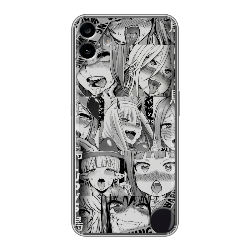 Силиконовый чехол на Nothing CMF Phone 1 с принтом Ahegao Ахегао Аниме Силиконовый чехол на Nothing CMF Phone 1 с принтом Ahegao Ахегао Аниме