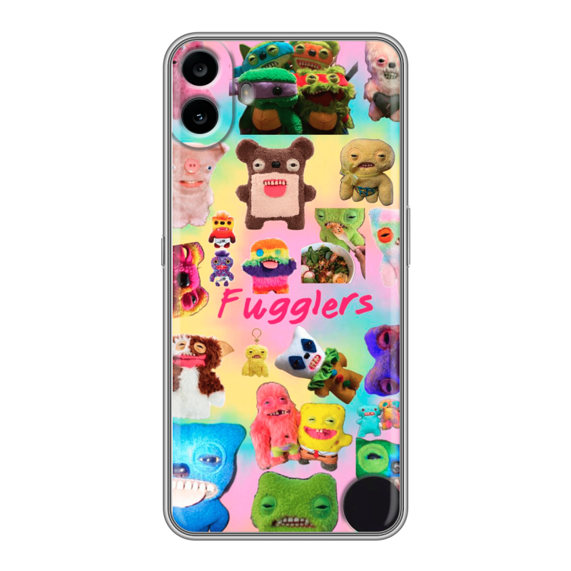 Силиконовый чехол на Nothing CMF Phone 1 с принтом Флагер Fuggler Силиконовый чехол на Nothing CMF Phone 1 с принтом Флагер Fuggler