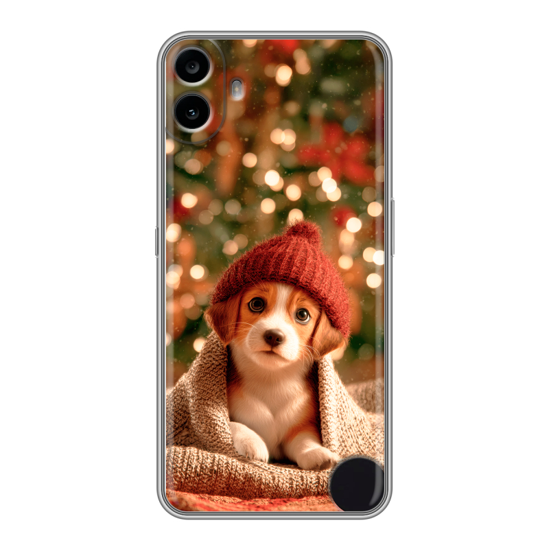 Силиконовый чехол на Nothing CMF Phone 1 с принтом Новый год Силиконовый чехол на Nothing CMF Phone 1 с принтом Новый год