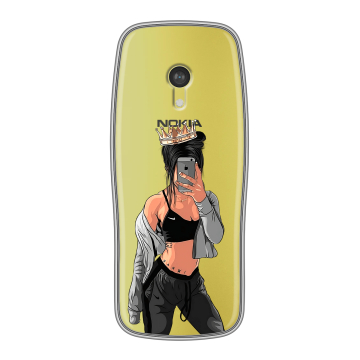 Силиконовый чехол на Nokia 3210 4G с принтом Женские принты Силиконовый чехол на Nokia 3210 4G с принтом Женские принты