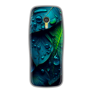 Силиконовый чехол на Nokia 3210 4G с принтом Листья Силиконовый чехол на Nokia 3210 4G с принтом Листья