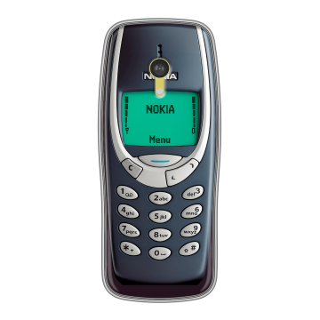 Силиконовый чехол на Nokia 3210 4G с принтом Старый телефон