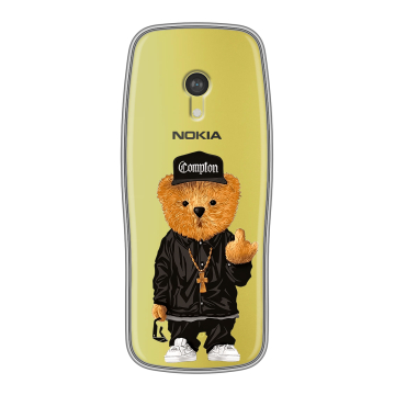 Силиконовый чехол на Nokia 3210 4G с принтом Мишка