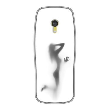 Силиконовый чехол на Nokia 3210 4G с принтом Силуэт