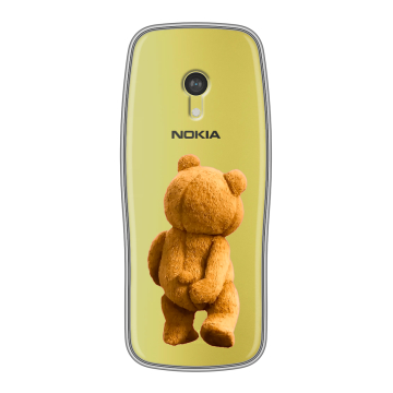 Силиконовый чехол на Nokia 3210 4G с принтом Медведь