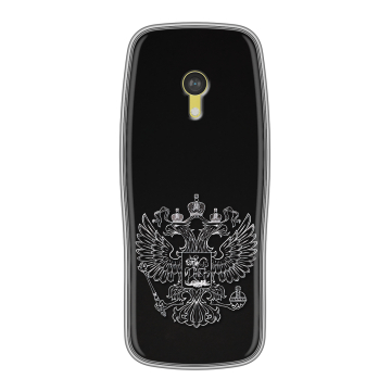 Силиконовый чехол на Nokia 3210 4G с принтом Герб России