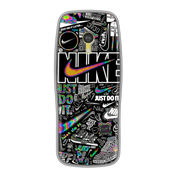 Силиконовый чехол на Nokia 3210 4G с принтом Найк