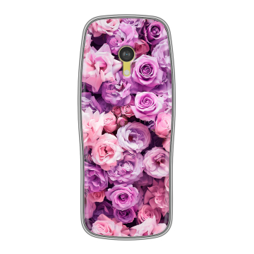Силиконовый чехол на Nokia 3210 4G с принтом лавандовые розы