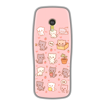 Силиконовый чехол на Nokia 3210 4G с принтом Hello Kitty Хелоу Кити