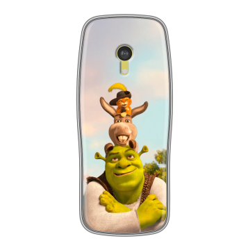 Силиконовый чехол на Nokia 3210 4G с принтом Шрек Shrek