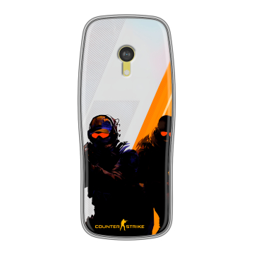 Силиконовый чехол на Nokia 3210 4G с принтом Контер страйк Counter strike