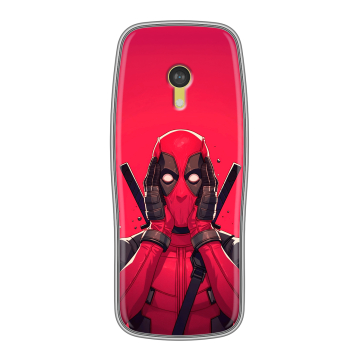 Силиконовый чехол на Nokia 3210 4G с принтом Дедпул Deadpool