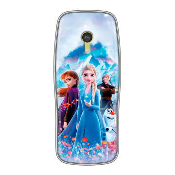 Силиконовый чехол на Nokia 3210 4G с принтом Холодное сердце Frozen
