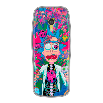Силиконовый чехол на Nokia 3210 4G с принтом Рик и Морти Rick Morty
