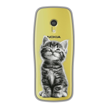 Силиконовый чехол на Nokia 3210 4G с принтом Котенок