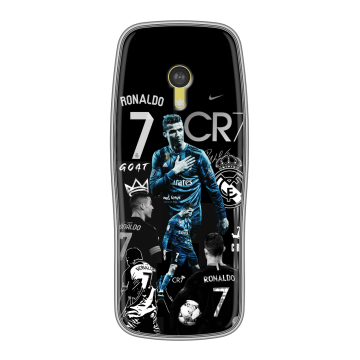 Силиконовый чехол на Nokia 3210 4G с принтом Реал Роналдо