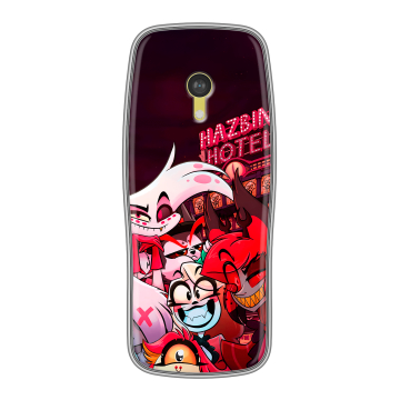 Силиконовый чехол на Nokia 3210 4G с принтом Hazbin Hotel Отель Хазбин