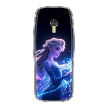 Силиконовый чехол на Nokia 3210 4G с принтом Холодное сердце Frozen