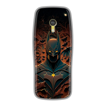 Силиконовый чехол на Nokia 3210 4G с принтом Batman Бэтмен