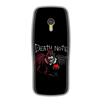 Силиконовый чехол на Nokia 3210 4G с принтом Death note Тетрадь смерти