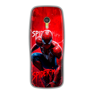Силиконовый чехол на Nokia 3210 4G с принтом Spiderman Человек паук