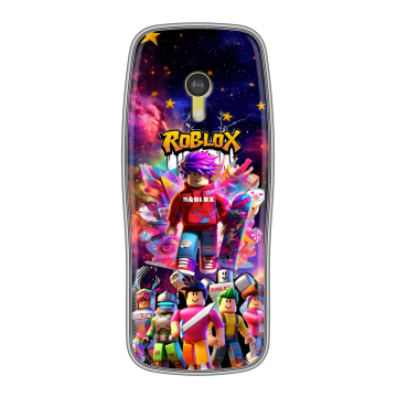 Силиконовый чехол на Nokia 3210 4G с принтом Roblox Роблокс