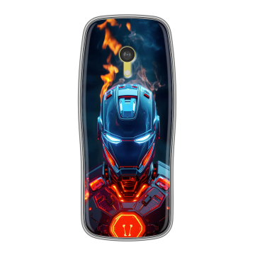 Силиконовый чехол на Nokia 3210 4G с принтом IronMan Железный человек