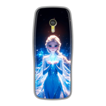 Силиконовый чехол на Nokia 3210 4G с принтом Холодное сердце Frozen