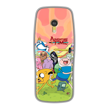 Силиконовый чехол на Nokia 3210 4G с принтом Adventure time Время приключений