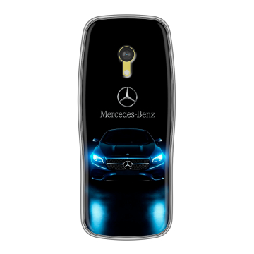 Силиконовый чехол на Nokia 3210 4G с принтом Mercedes Мерседес
