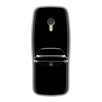 Силиконовый чехол на Nokia 3210 4G с принтом Mercedes Мерседес