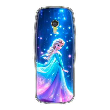 Силиконовый чехол на Nokia 3210 4G с принтом Холодное сердце Frozen
