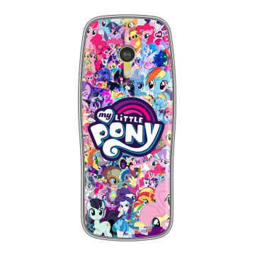 Силиконовый чехол на Nokia 3210 4G с принтом My little pony Дружба чудо