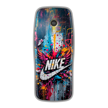 Силиконовый чехол на Nokia 3210 4G с принтом Nike Найк
