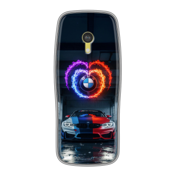 Силиконовый чехол на Nokia 3210 4G с принтом BMW БМВ