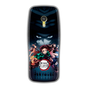 Силиконовый чехол на Nokia 3210 4G с принтом Demon Slayer Клинок рассекающий демонов